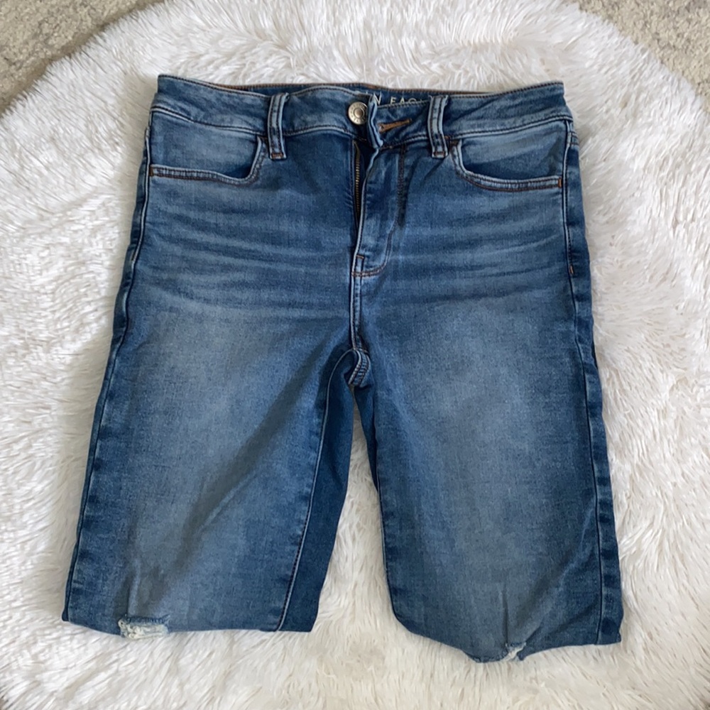 ✨AE High Rise Destroyed Jegging - Picture 6 of 10